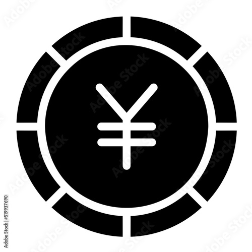 yen glyph icon