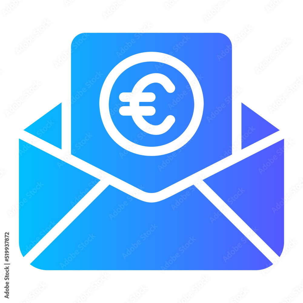 mail gradient icon mail gradient icon