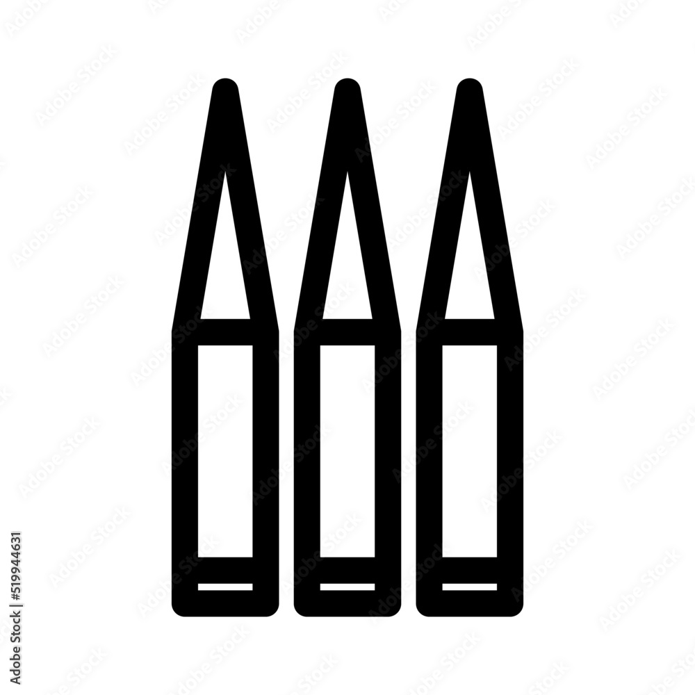 ammo icon or logo isolated sign symbol vector illustration - high quality black style vector icons
ammo icon or logo isolated sign symbol vector illustration - high quality black style vector icons