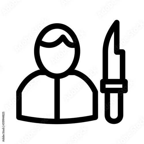 assassination icon or logo isolated sign symbol vector illustration - high quality black style vector icons

