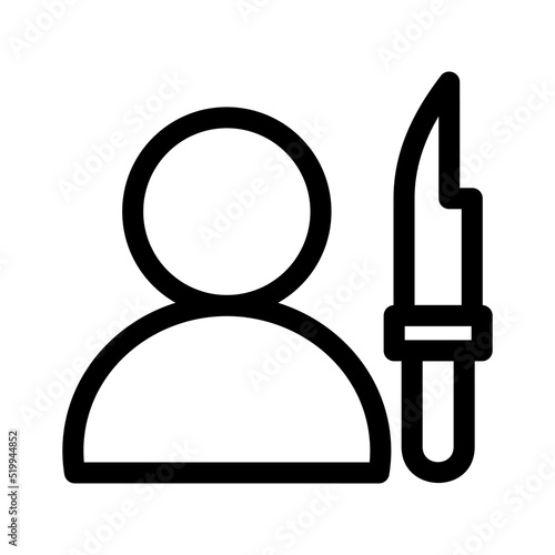 assassination icon or logo isolated sign symbol vector illustration - high quality black style vector icons
