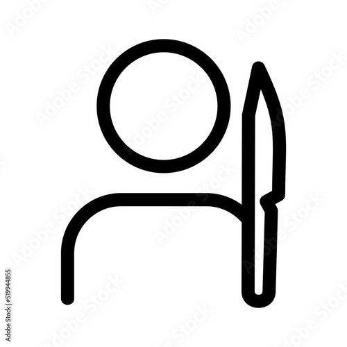 assassination icon or logo isolated sign symbol vector illustration - high quality black style vector icons
