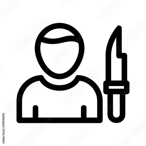 assassination icon or logo isolated sign symbol vector illustration - high quality black style vector icons

