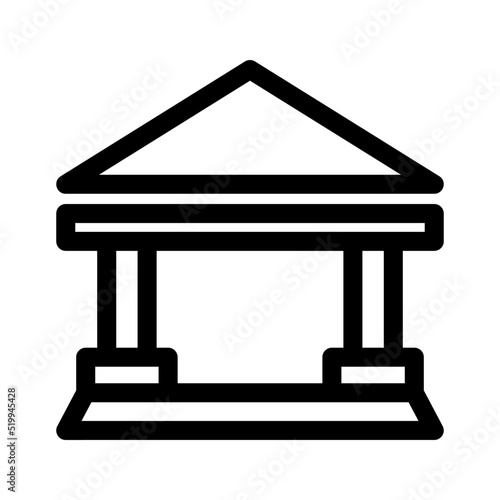 Wallpaper Mural court icon or logo isolated sign symbol vector illustration - high quality black style vector icons
 Torontodigital.ca