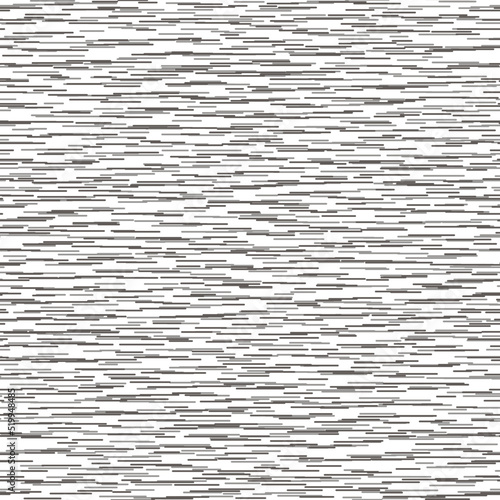 Black and white heather seamless pattern. Melange vector texture. Triblend fabric background. Jersey swatch. Yarn fibres. Dye textile effect. Woolen knitwear