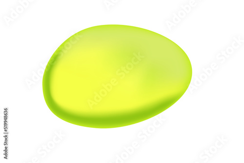 Green slime spot toxic splat vector illustration on white background