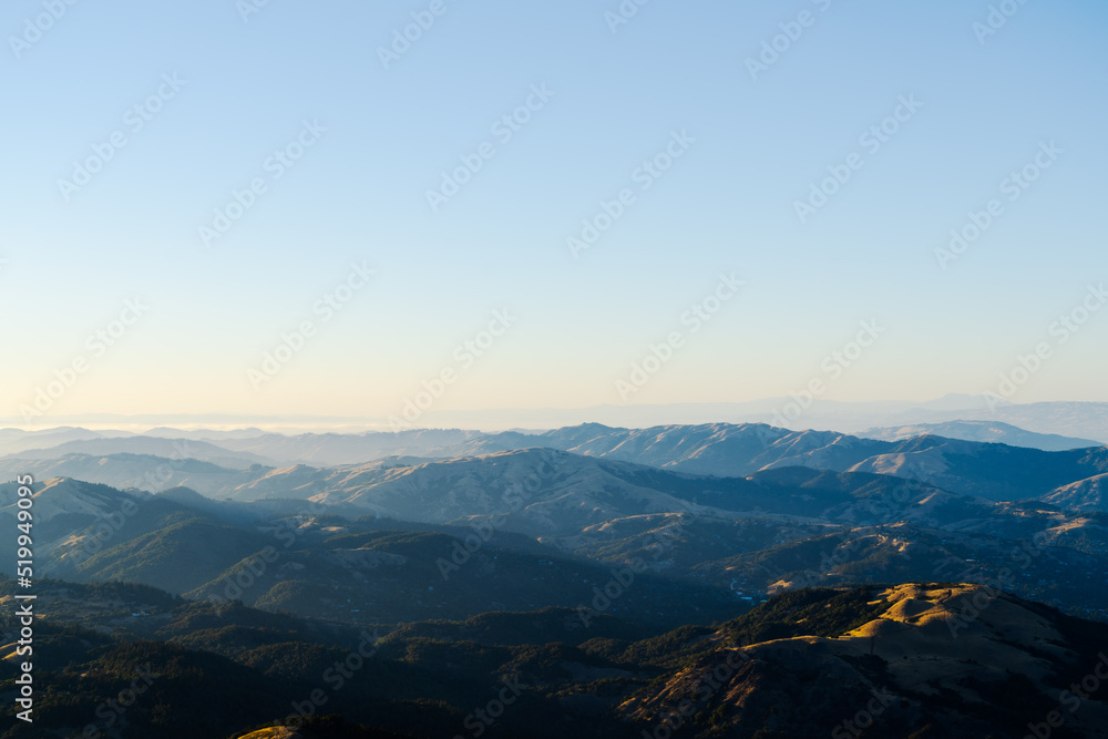 Fototapeta premium view from the top of mountain