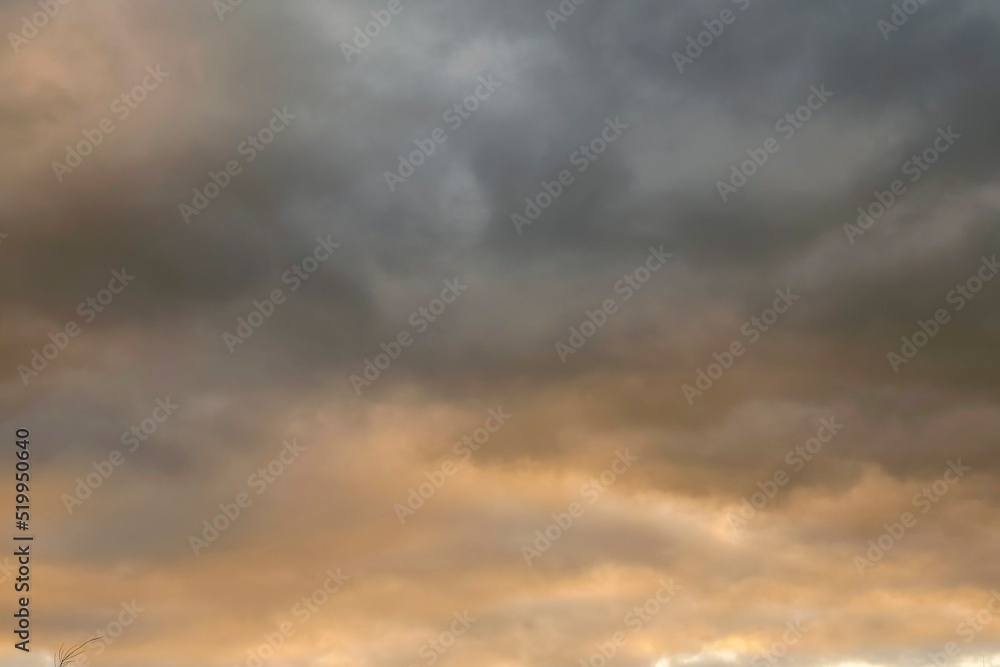 Cloudy sky scene. Abstract nature background for design purpose and sky replacement.