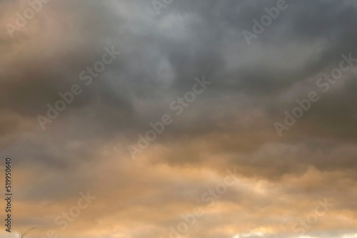 Cloudy sky scene. Abstract nature background for design purpose and sky replacement.