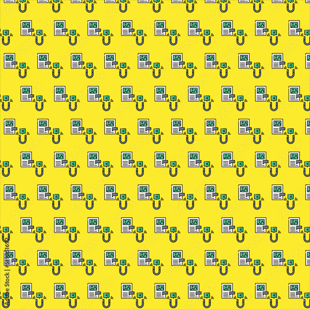 Obraz premium seamless pattern with pieces