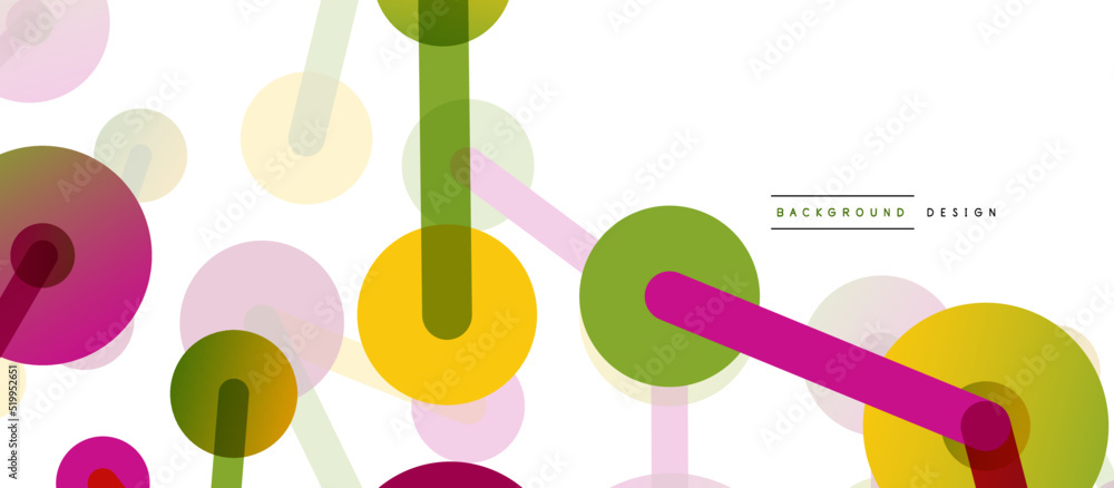 Line points connections geometric abstract background. Circles connected by lines. Trendy techno business template for wallpaper, banner, background or landing Line points connections geometric abstract background. Circles connected by lines. Trendy techno business template for wallpaper, banner, background or landing