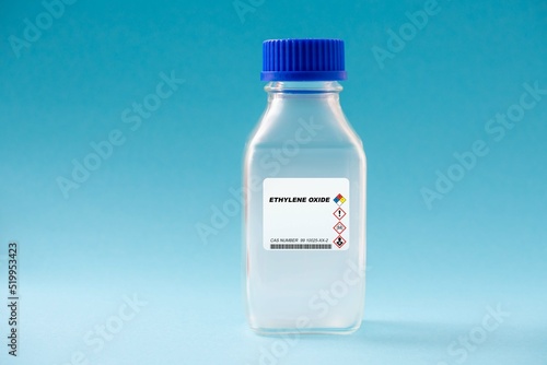 Photography Ethylene Oxide dangerous poisonous gas in chemical glassware