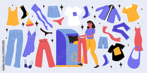 Clothes Recycling Big Set