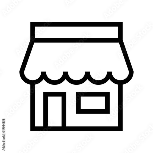 Shop market vector icon symbol design