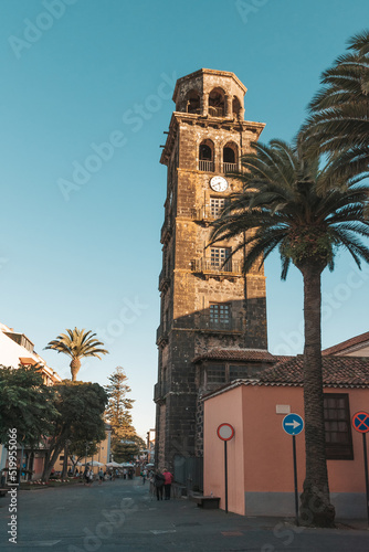 Church Iglesia de Ntra. Senora de La Concepcion on Plaza de la Concepcio in San Cristobal de la Laguna, Tenerife, Canary Islands. Spain. photo