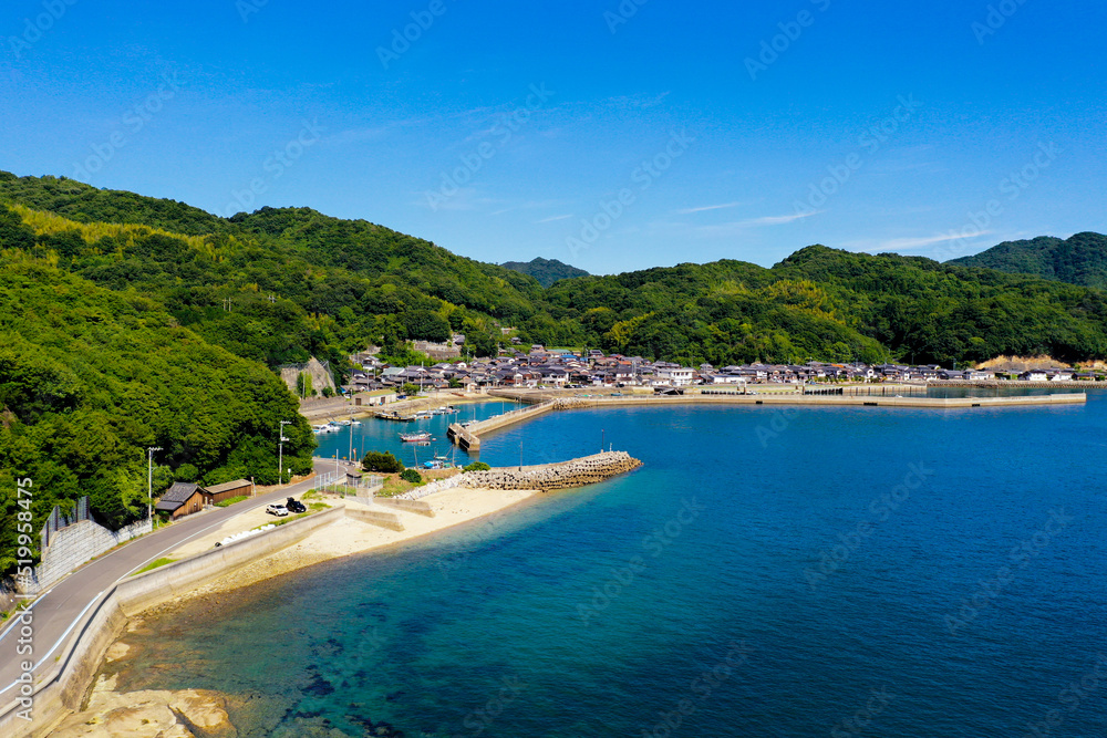 The aerial view of Ehime