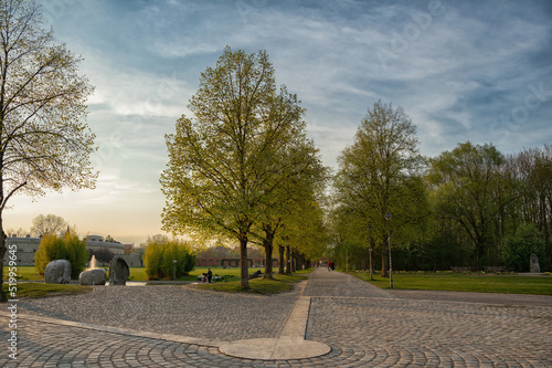 Autumn Park in Ingolstadt, klenzepark photo