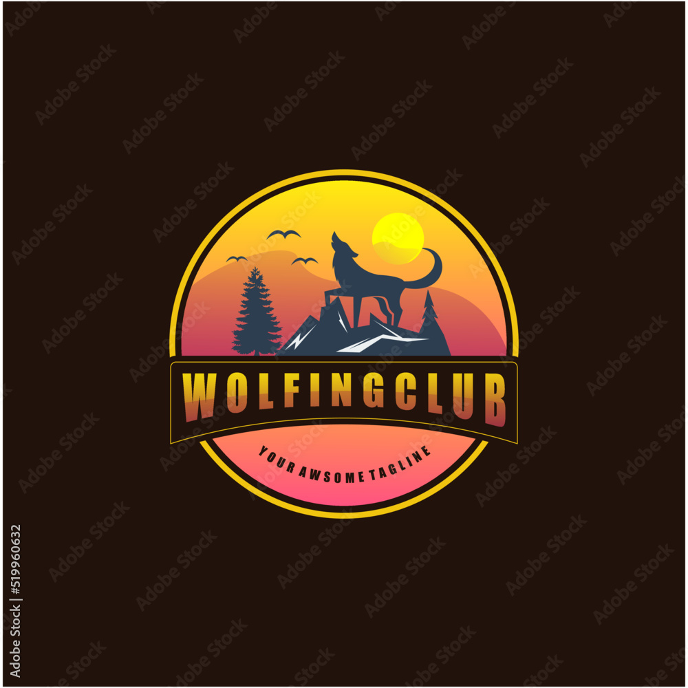 Wolfe emblem logo