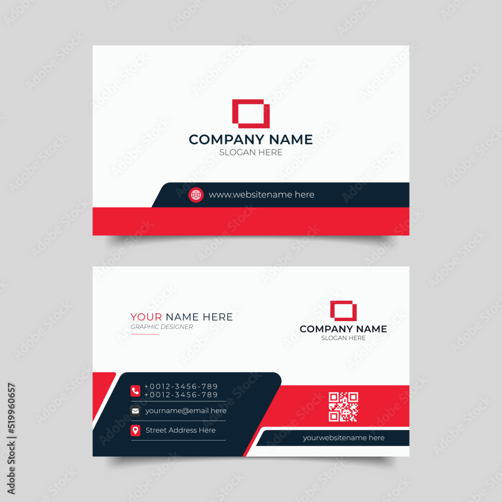 Modern business card design Modern business card design