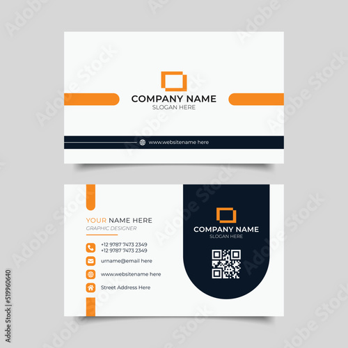 Modern business card design