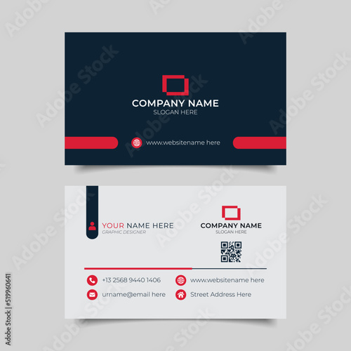 Modern business card design