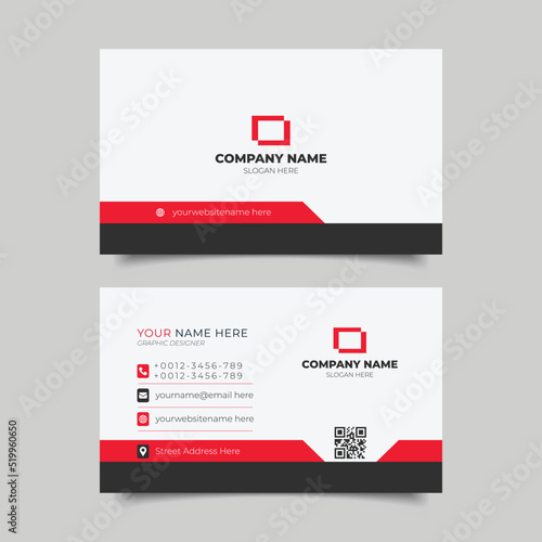 Modern business card design