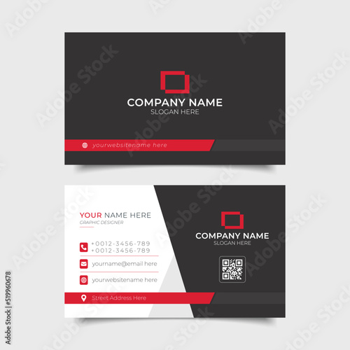 Modern business card design