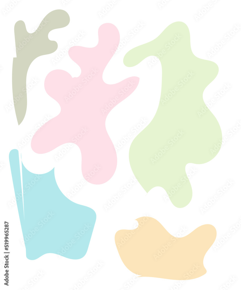 Abstract Shapes Pastel Background Abstract Shapes Pastel Background