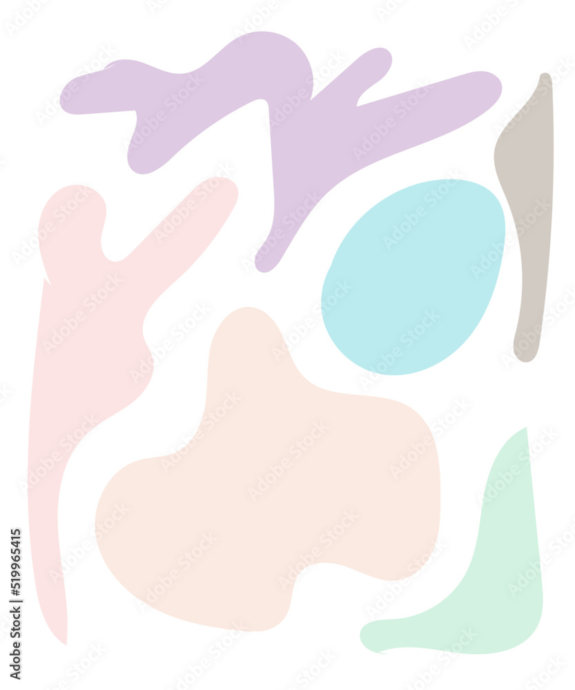 Abstract Shapes Pastel Background Abstract Shapes Pastel Background