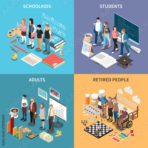 People Generations 2x2 Design Concept