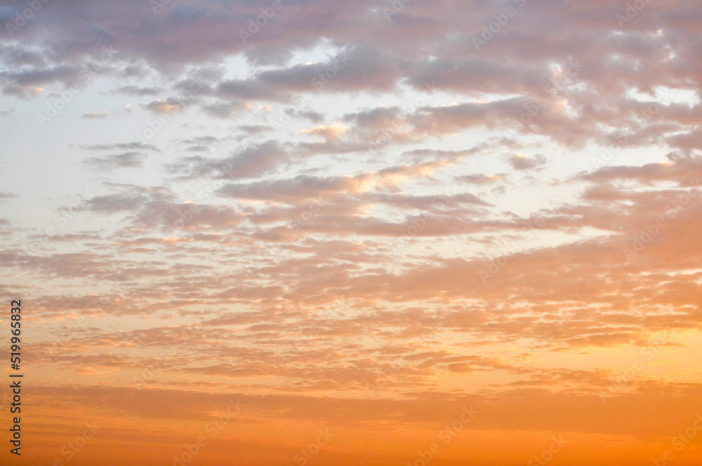 Obraz premium sunset sky with clouds