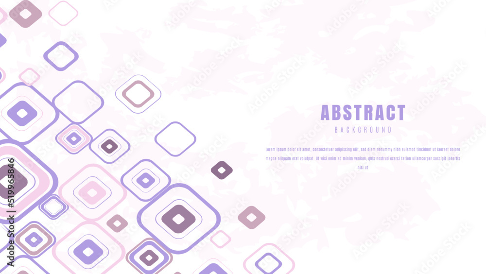 Abstract Geometric Square Purple Background 