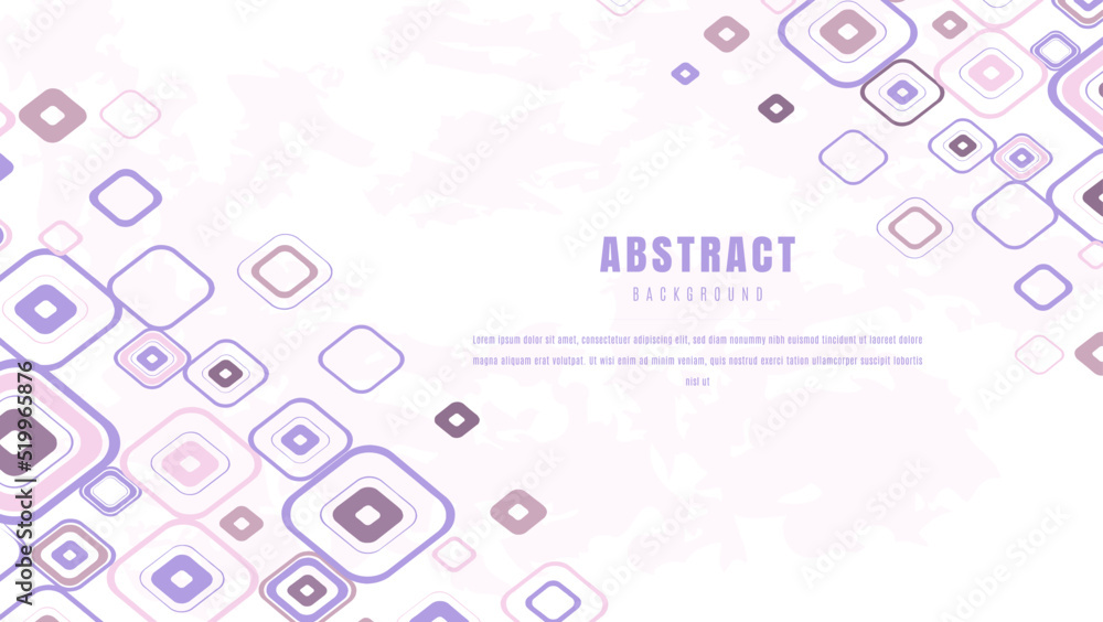 Abstract Geometric Square Purple Background 