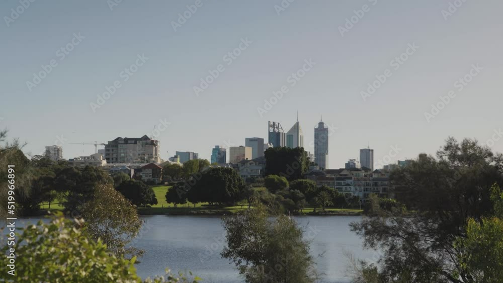 Park with Perth City in the Background Park with Perth City in the Background