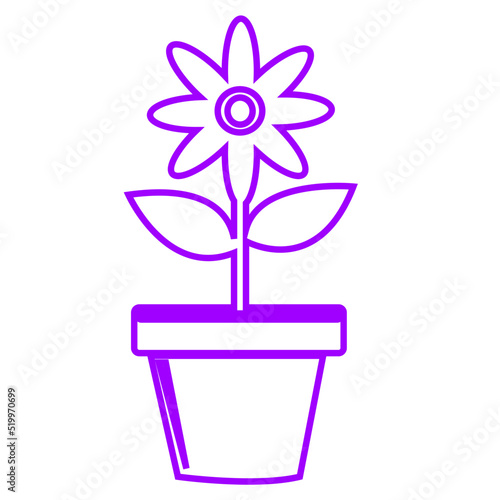 Flower icon flora sign symbol design © icon0