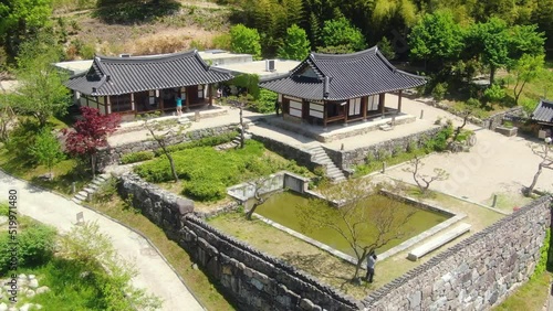 완주군 오성 한옥마을의 여름 풍경 photo