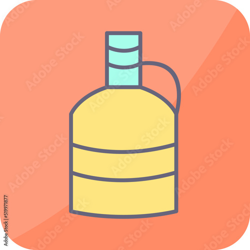 Unique Moon Shine Vector Icon