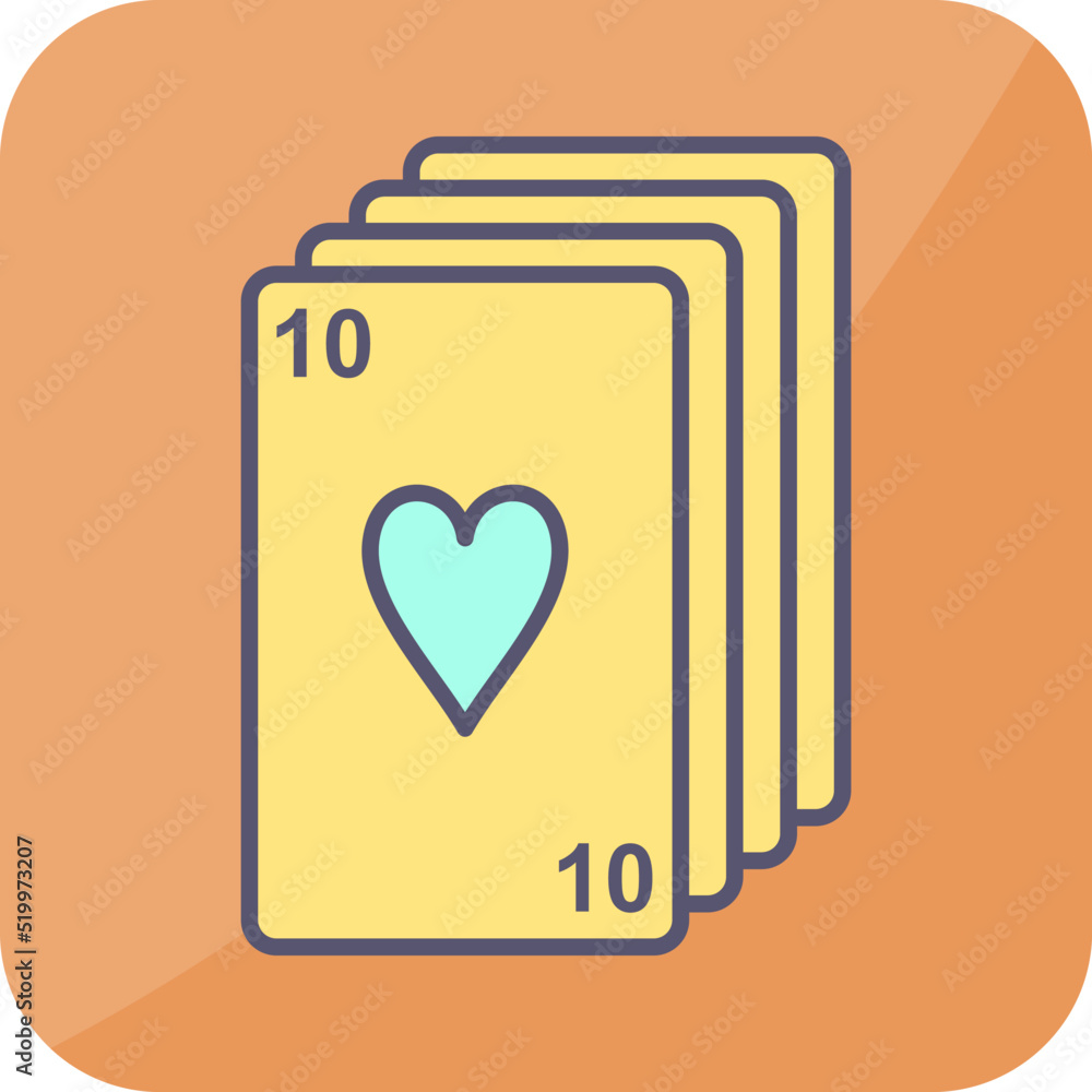 Deck of Cards Vector Icon Deck of Cards Vector Icon