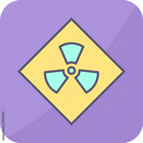 Radiation Vector Icon