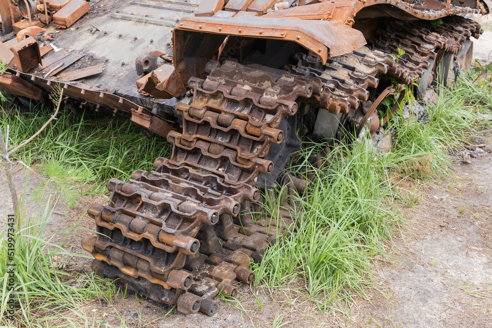 Remains of the Russian tank in invasion of Ukraine, 2022 Remains of the Russian tank in invasion of Ukraine, 2022