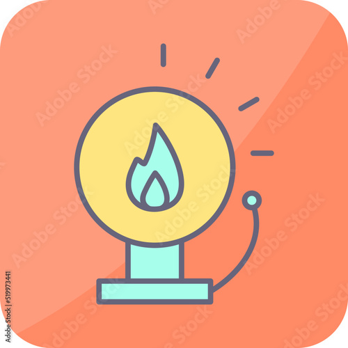 Unique Fire Alert Vector Icon