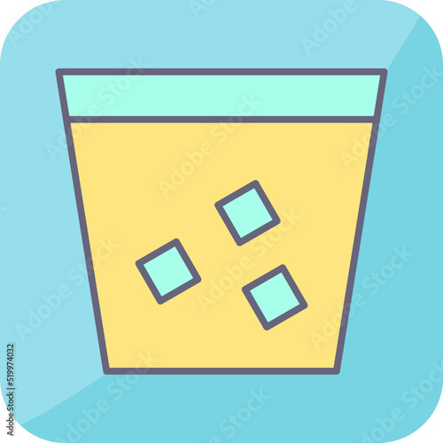 Unique Double Shot Vector Icon