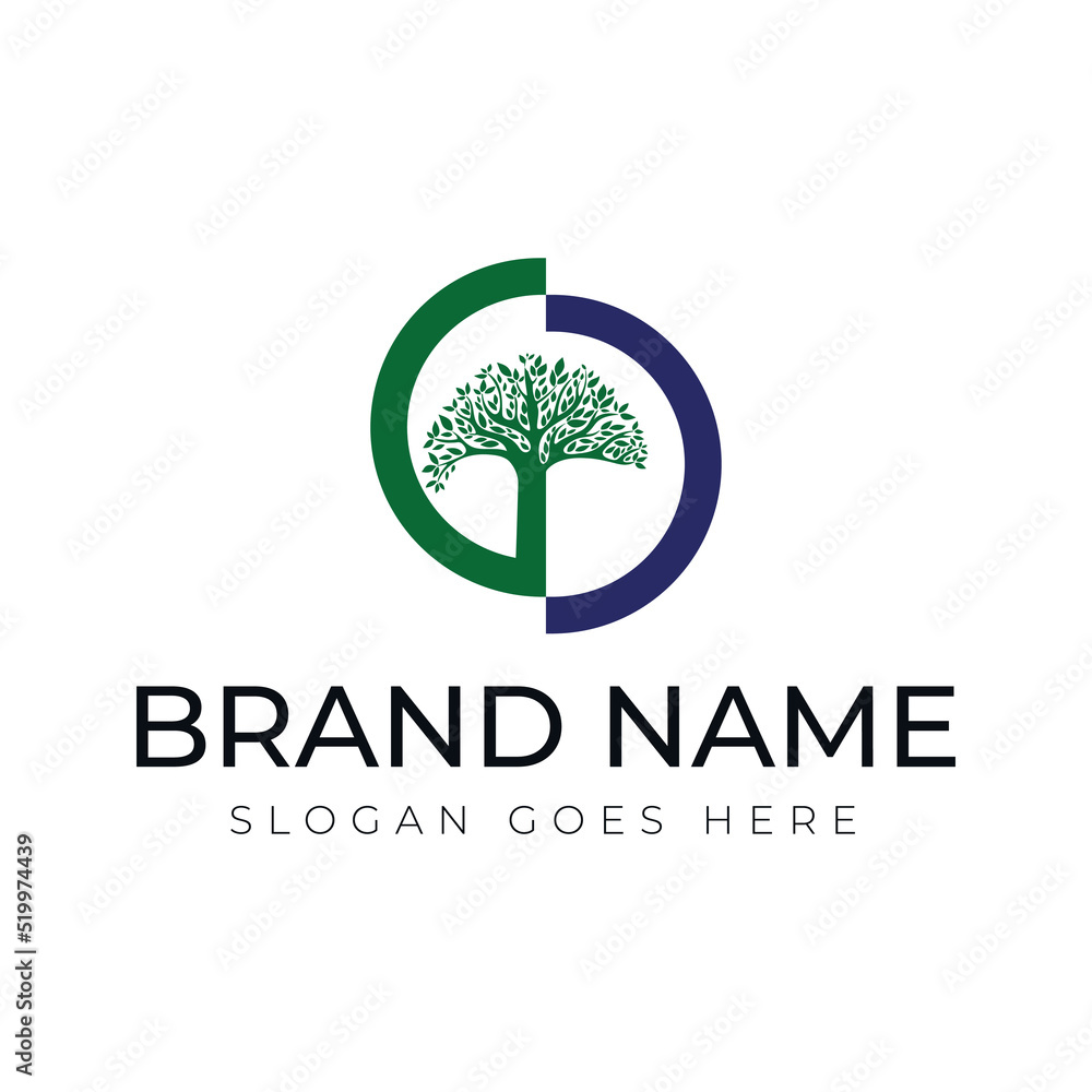Environmental Themed G and D Letters Logo Design Environmental Themed G and D Letters Logo Design