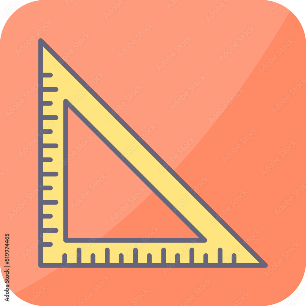 Set Square Icon Set Square Icon