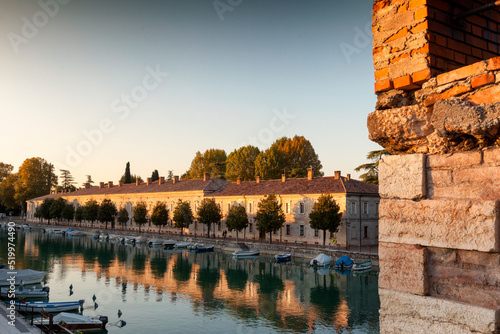 Peschiera del Garda. Verona. Il centro storico dentro le mura. Padiglione Grandi Ufficiali photo