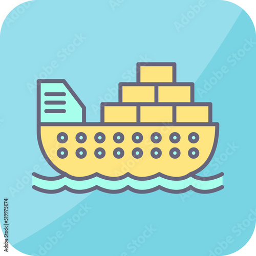 Cargo Ship Icon
