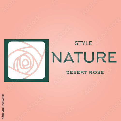 Obraz na płótnie desert rose