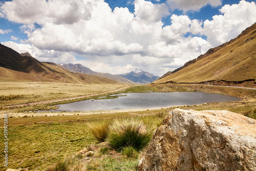 Aussichtspunkt in Peru auf dem Weg zum Titticacasee