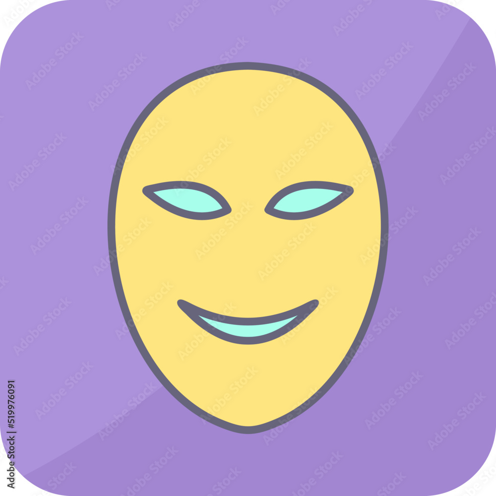 Ancient Face Mask Icon Ancient Face Mask Icon