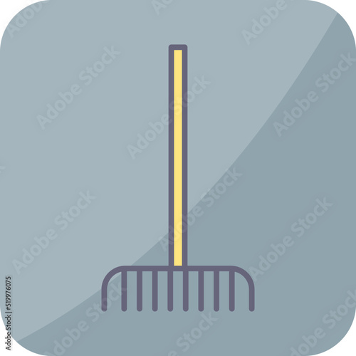 Fork picking leaves Icon